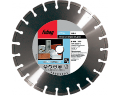 Диск алмазный по бетону Fubag BB-I 58127-6, сухая Тип резки, 300 Диаметр диска, 30/25.4 Посадочный диаметр, 2.8 Толщина алмазного слоя, 10 Высота алмазного слоя