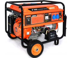 Бензиновый генератор MVAE БГ 6500, 230 В, 5.9 кВт