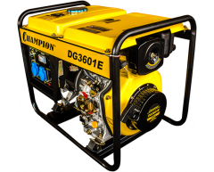 Дизельный генератор Champion DG 3601 E, 230 В, 2.7 кВт
